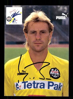 Manfred Binz Autogrammkarte Eintracht Frankfurt 1995-96 Original Signiert