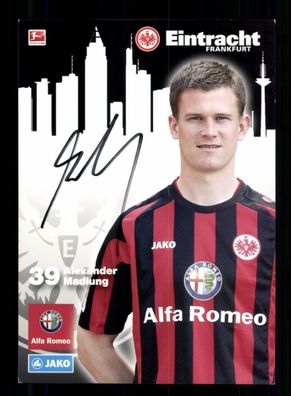 Alexander Madlung Autogrammkarte Eintracht Frankfurt 2013-14 Original Signiert