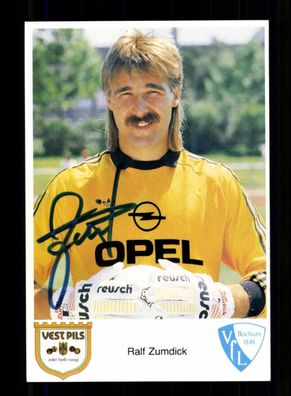 Ralf Zumdick Autogrammkarte VFL Bochum 1987-88 Original Signiert