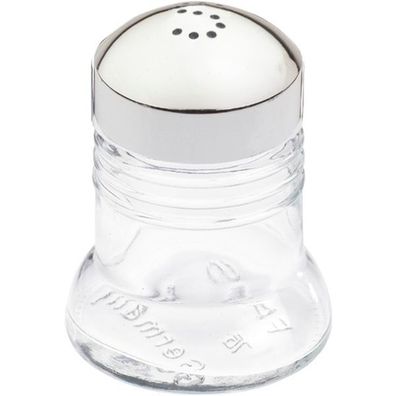 Westmark Paris-Chrome Salzstreuer Glas, Deckel verchromt, Inhalt: 0,04 Liter