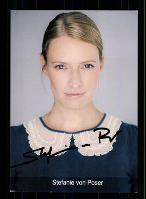 Stefanie von Poser Autogrammkarte Original Signiert # BC 209579