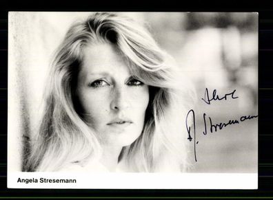 Angela Stresemann Autogrammkarte Original Signiert # BC 209633