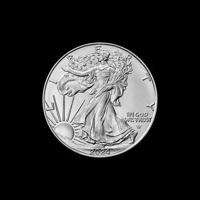 Silbermünze Silver Silber Eagle 2024 1 oz American US Mint 999 Münze