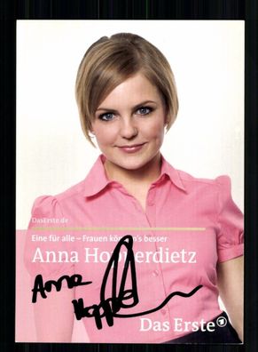 Anna Hopperdietz Ein für alle Autogrammkarte Original Signiert # BC 209120