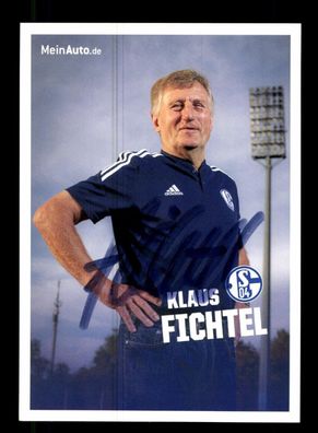 Klaus Fichtel FC Schalke 04 Traditionsmannschaft 2022-23 Original Sign.