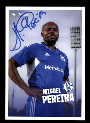 Miguel Pereira FC Schalke 04 Traditionsmannschaft 2022-23 Original Sign.