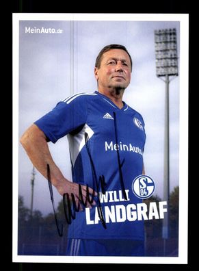 Willi Landgraf FC Schalke 04 Traditionsmannschaft 2022-23 Original Sign.