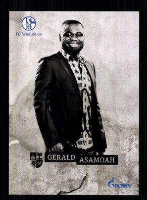 Gerald Asamoah Autogrammkarte FC Schalke 04 2013-14 Original Signiert