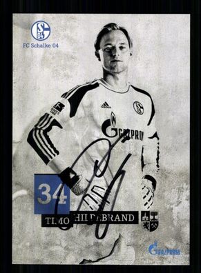 Timo Hildebrand Autogrammkarte FC Schalke 04 2013-14 Original Signiert