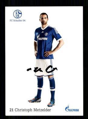 Christoph Metzelder Autogrammkarte FC Schalke 04 2012-13 Original Signiert