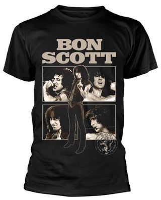 Bon Scott Collage T-Shirt Neu & New 100% offizielles Merch