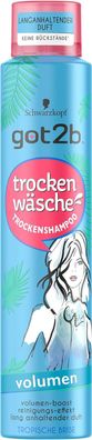 Schwarzkopf got2b Trockenwäsche Volumen, Trockenshampoo 200 ml