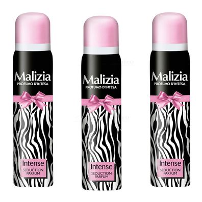 Malizia DONNA Intense Seduction Parfum deodorant 3x 100 ml