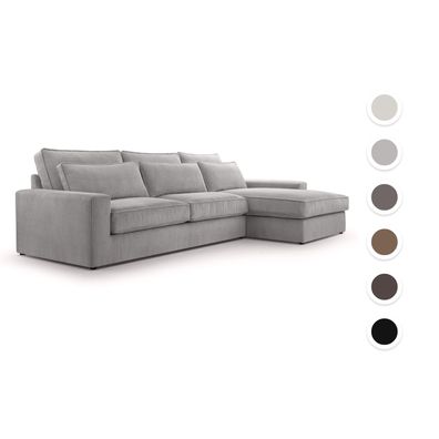 Ecksofa Eckcouch Burla L Form Big Sofa Couch Sofagarnitur Wohnzimmer