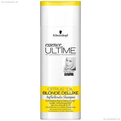 Schwarzkopf essence ultîme Blonde Deluxe Citrus Oil Shampoo, 250 ml
