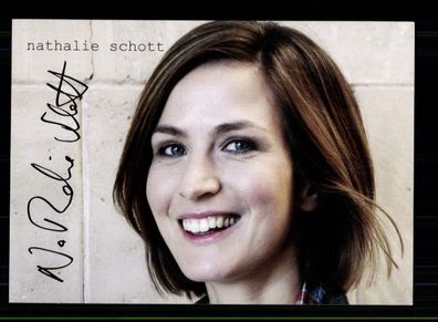Nathalie Schott Autogrammkarte Original Signiert # BC 209342