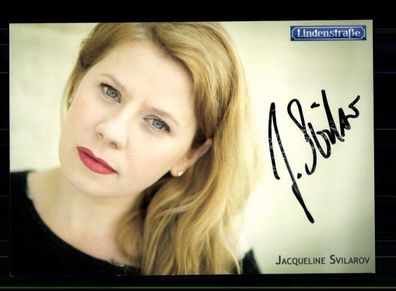 Jacqueline Svilarov Lindenstraße Autogrammkarte Original Signiert # BC 209458