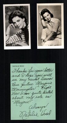 Natalie Wood 1938-1981 Original Signiert # BC G 40131