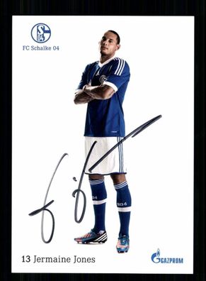 Jermaine Jones Autogrammkarte FC Schalke 04 2012-13 Original Signiert
