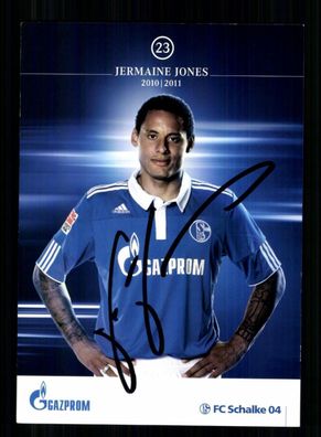 Jermaine Jones Autogrammkarte FC Schalke 04 2. Karte 2010-11 Original Sign
