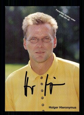 Holger Hieronymus Autogrammkarte Hamburger SV 1997-98 2. Karte Original Signiert