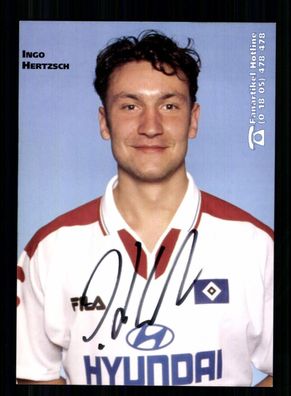 Ingo Hertzsch Autogrammkarte Hamburger SV 1998-99 Original Signiert