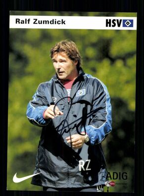 Ralf Zumdick Autogrammkarte Hamburger SV 2004-05 Original Signiert