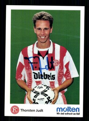 Thorsten Judt Autogrammkarte Fortuna Düsseldorf 1997-98 Original Signiert
