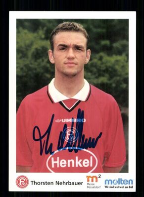 Thorsten Nehrbauer Autogrammkarte Fortuna Düsseldorf 1998-99 Original Signiert
