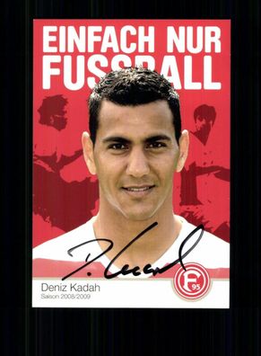 Deniz Kadah Autogrammkarte Fortuna Düsseldorf 2008-09 Original Signiert