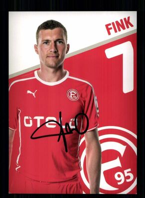 Oliver Fink Autogrammkarte Fortuna Düsseldorf 2013-14 Original Signiert