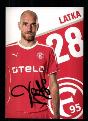 Martin Latka Autogrammkarte Fortuna Düsseldorf 2013-14 Original Signiert