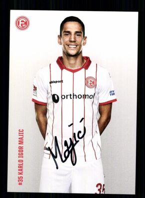 Karlo Igor Majic Autogrammkarte Fortuna Düsseldorf 2017-18 Original Signiert