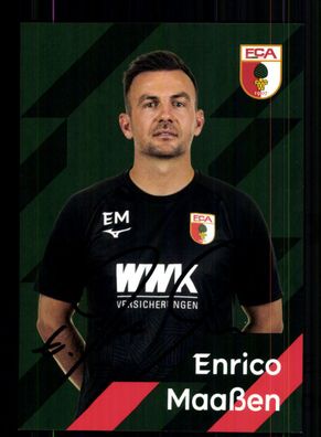 Enrico Maaßen Autogrammkarte FC Augsburg 2023-24 Original Signiert
