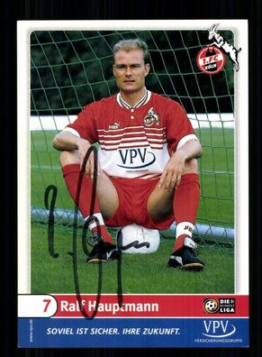 Ralf Hauptmann Autogrammkarte 1 FC Köln 1999-00 Original Signiert