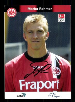 Marko Rehmer Autogrammkarte Eintracht Frankfurt 2005-06 Original Signiert