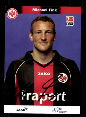 Michael Fink Autogrammkarte Eintracht Frankfurt 2006-07 Original Signiert