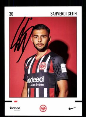 Sahverdi Cetin Autogrammkarte Eintracht Frankfurt 2019-20 Original Signiert