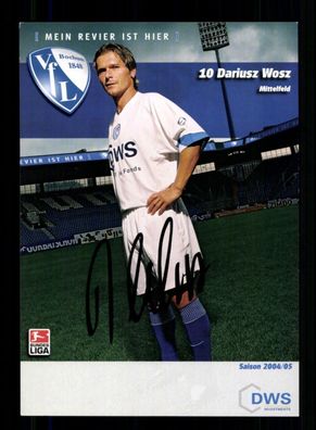 Dariusz Wosz Autogrammkarte VFL Bochum 2004-05 Original Signiert