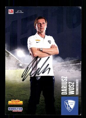 Dariusz Wosz Autogrammkarte VFL Bochum 2015-16 Original Signiert