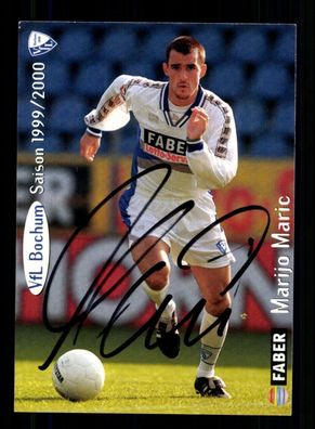 Marijo Maric Autogrammkarte VFL Bochum 1999-00 Original Signiert