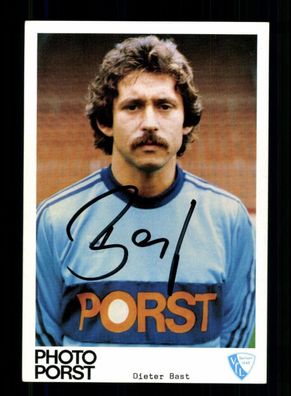 Dieter Bast Autogrammkarte VFL Bochum 1980-81 Original Signiert
