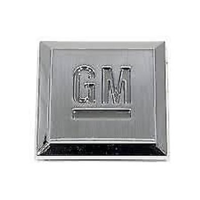 Emblem GM Chrom viereckig