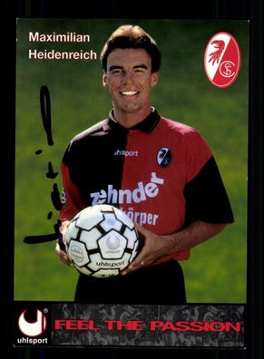 Maximilian Heidenreich Autogrammkarte SC Freiburg 1996-97 Original Signiert
