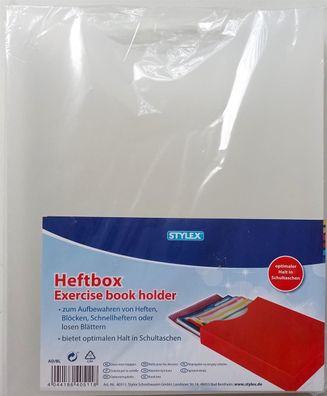 Stylex 40511 Heftbox, DIN A4, farbig, oben offen
