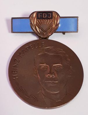 DDR Medaille Heinz Kapelle Freie Deutsche Jugend von Westberlin