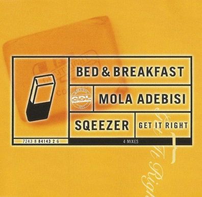 CD-Maxi: Bed & Breakfast, Mola Adebisi & Sqeezer: Get It Right (1997) CDL