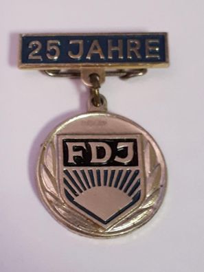 DDR Abzeichen 25 und 30 Jahre FDJ