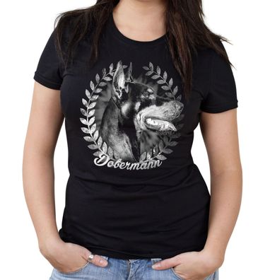 Dobermann Girlie Shirt | Natur | Labrador | Hunde | M1
