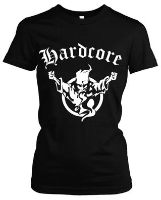 Hardcore Damen Girlie T-Shirt | Hardstyle Gabber RTC Musik Techno | M1